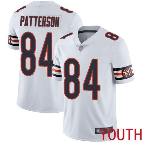 Chicago Bears Limited White Youth Cordarrelle Patterson Road Jersey NFL Football #84 Vapor Untouchable->youth nfl jersey->Youth Jersey
